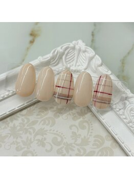 キャンアイドレッシー 茨木店(Can I Dressy)/チェックネイル