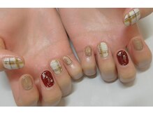 アオヤ(h/n collection AWOYA)/大人チェック柄デザイン