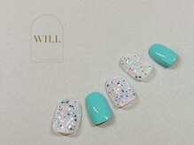 ネイルサロン ウィル 恵比寿(will)/ホログラムワンカラーネイル