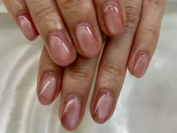 バーグ(bague)の写真/オフィスネイルにもピッタリ♪シンプル～アートまで上品な仕上がりに♪こだわりのデザインで美しい指先へ◎