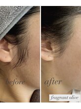 フレグラントオリーブ(fragrant olive)/フェイシャルWax Before ／After