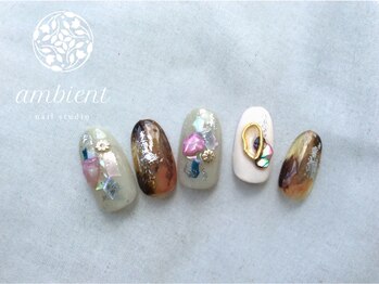 ネイルスタジオ アンビエント 表町店(Nail Studio ambient)/定額 12800円