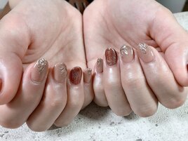 定額B フラワーネイル