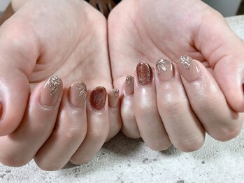 キキネイル たまプラーザ店(kikinail)/定額B フラワーネイル