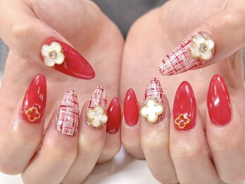 ミナミネイル(MINAMI NAIL)/ブランド風ツイード