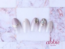 ネイルサロンアビー 北千住店(abbie)/グレイッシュミラー◇￥12254
