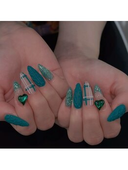 クイーンズビューティーサロン 新宿本店(Queen's beauty salon)/チップ長さ出し+やりつけ放題