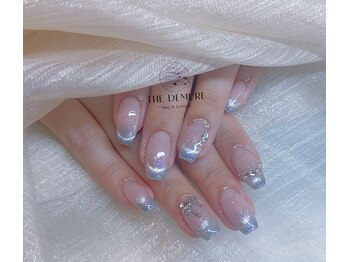 ザ デミュア 銀座店/水色ネイル