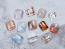 アーモネイル 札幌(Amo Nail)/【フット】2本デザイン定額