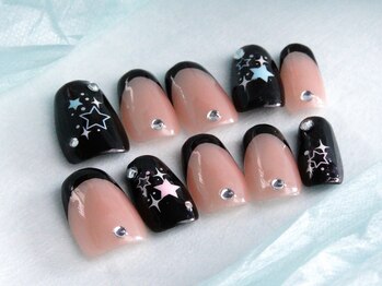 ティーズネイルズ(tsnails)/星xフレンチ