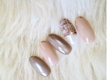 ビーエスネイル 金山店(bs-nail)/うるちゅんマグ×秋ツイード