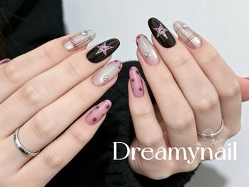 ドリーミーネイル 池袋(Dreamy Nail)/フレンチと星の持ち込みデザイン