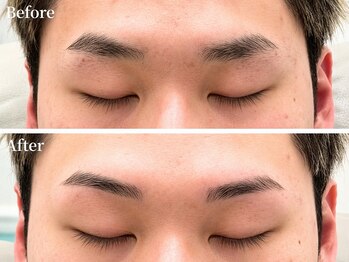 ブラウン 北千住店(BROWNE)の写真/【駅近×隙間時間】予定の合間にサクッと印象アップ！メンズ専門店の技術で清潔感ある目元をキープ