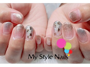 マイ スタイル ネイルズ(My Style Nails)/ラメグラデーションジェル