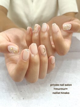 プライベート ネイルサロン マーマ(murmur)/お月様デザイン