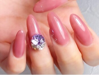 トラストネイル 垂水(TRUST NAIL)の写真/【スカルプ/長さ出し/亀裂1本～対応◎】ナチュラルネイル/ロングネイルも確かな技術で美しい仕上がり☆