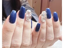 リブヴァラ(Lib Valla)/ブルー/埋め尽くしネイル