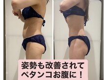 3回のビフォーアフター！独自の技で最高のボディに導きます！
