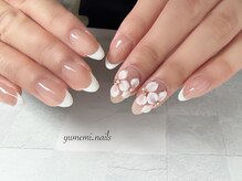 ユメミネイルズ(yumemi.nails)の雰囲気（人気のハイグレード3dフラワー☆その場でお爪の上にお作りします）