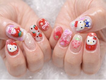 バニラ アイ アンド ネイル(vanilla eye&nail)/キティー3Dオーダーパーツ