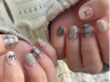 サロン105(salon 105)/グレー×ホワイトのニュアンス