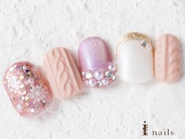 雪の結晶ニットラメ11500円