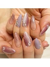 シェリ(cheri)/持ち込みデザインジェル¥9,000