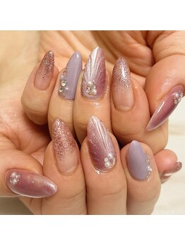 シェリ(cheri)/持ち込みデザインジェル¥9,000