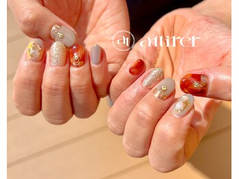 アティレ(attirer)/べっこうネイル