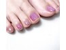 〈フットバス付・10%OFF〉フット☆フラッシュネイル¥7,650→¥6,800