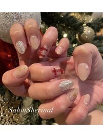 定額C　クリスマスネイル