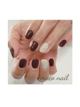 モコネイル(moco nail)/☆ワンカラー2本アート☆