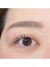 まつ毛パーマ＋美眉waxスタイリング（メイクあり）