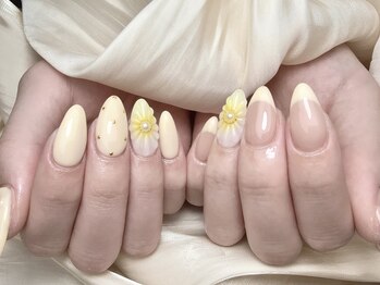 オーラムネイル(Aurum Nail ）)/ひまわりネイル