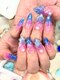 アイル ビューティーサロン(Airu Beauty Salon)の写真/【まっすぐ美しい爪の形は高技術の証！】手が美しく見えるスカルプは女性らしさに華を添えてくれます♪