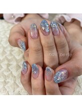ネイル ペルレ(nail perle)/爽やかグラデーション