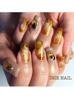 アイリーネイル(IRIE NAIL)/ジェル　ニュアンス６本アート