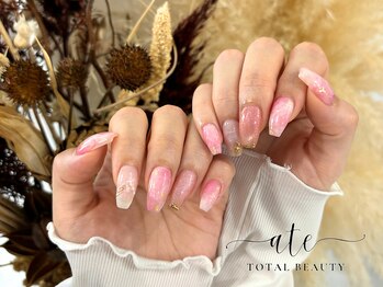 アテ(ate)/春ニュアンスネイル