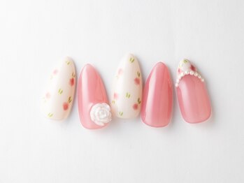 アリサネイル(ALISA NAIL)/ゆるふわ上品定額デザイン