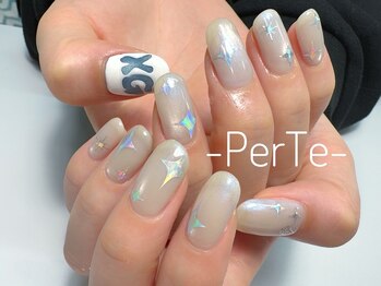ペルテ 浦和(Per Te)/推し活ネイル/オーロラ/ぷくぷく