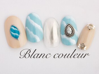 ブランクルール 京都四条烏丸(Blanc Couleur)/ターコイズネイル