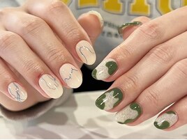 うねうねニュアンスアシメ