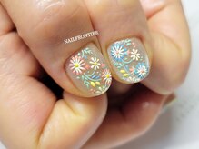 ネイルフロンティア 吉祥寺(NAIL FRONTIER)/手描きぷっくりフラワー11980円