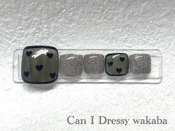 キャンアイドレッシー 若葉(Can I Dressy)/【フット定額ネイル　¥5390】