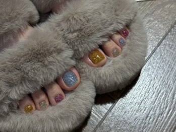 ベストネイル 渋谷109前店(Best Nail)/カラー風フラッシュネイル