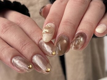 ロマンティックカラー(Romantic color)の写真/【冬に向けてまつ毛&ネイルの同時施術OK!!】時間が無くてもオシャレは諦めない!理想の仕上がりに◎