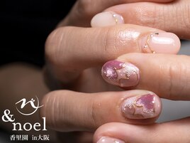 冬ネイルデザイン ハートミラー