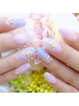 ネイルサロン ディーバ ギンザ(Nail salon Diva GINZA)/シンプルマリンネイル