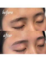 アイブロウドット 西宮(iBROW.)/美眉スタイリングBefore→After