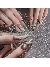 ザ デミュア 銀座店/リボンミラーネイル